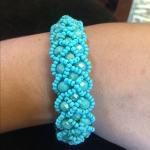 Turquoise Color Hand Crafted Bracelet